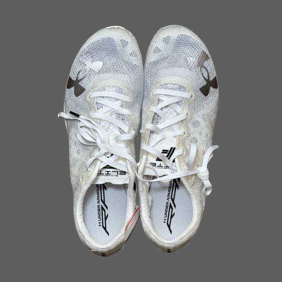 Under Armour Shakedown Elite Track White Halo Grey 3026442-100 New M9 W10.5 NWT - Picture 4 of 8
